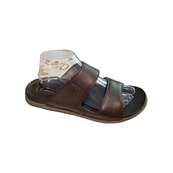 Clarks Brown Slip on two strap sandals Size EU 43‎ - Picture 4 of 10